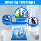 Strong Drain Cleaners Pipe Dredging Agent Kitchen Water Piping Sewer Toilet Closes Tool Cleaning Deodorant Dredge Sink