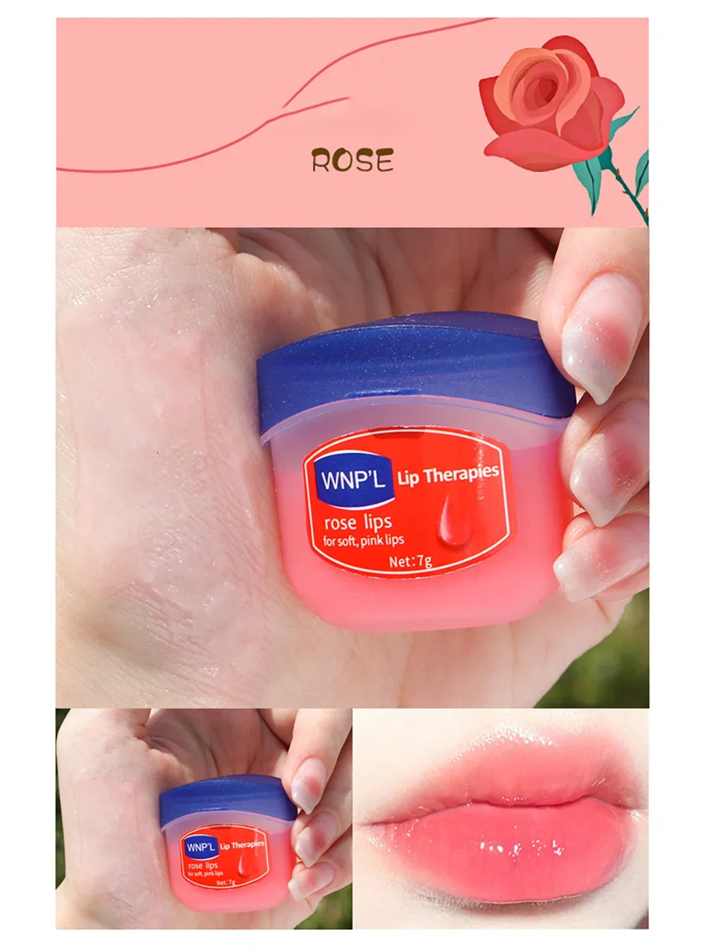 Natural Moisturizing Lip Mask Lip Balm Healing Moisturizing & Repairing Without Greasiness Winter Lip Care Kit Holiday Gift