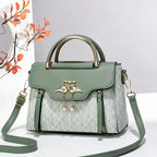 Women's handbag, new fashion trend, embossed solid color, versatile casual shoulder and crossbody bag for women