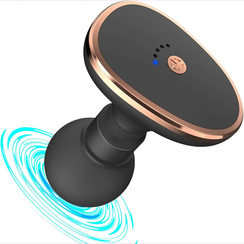 Electric mini massager, pocket fascia gun, muscle neck and waist massage tool, vibration massage, can relax the whole body