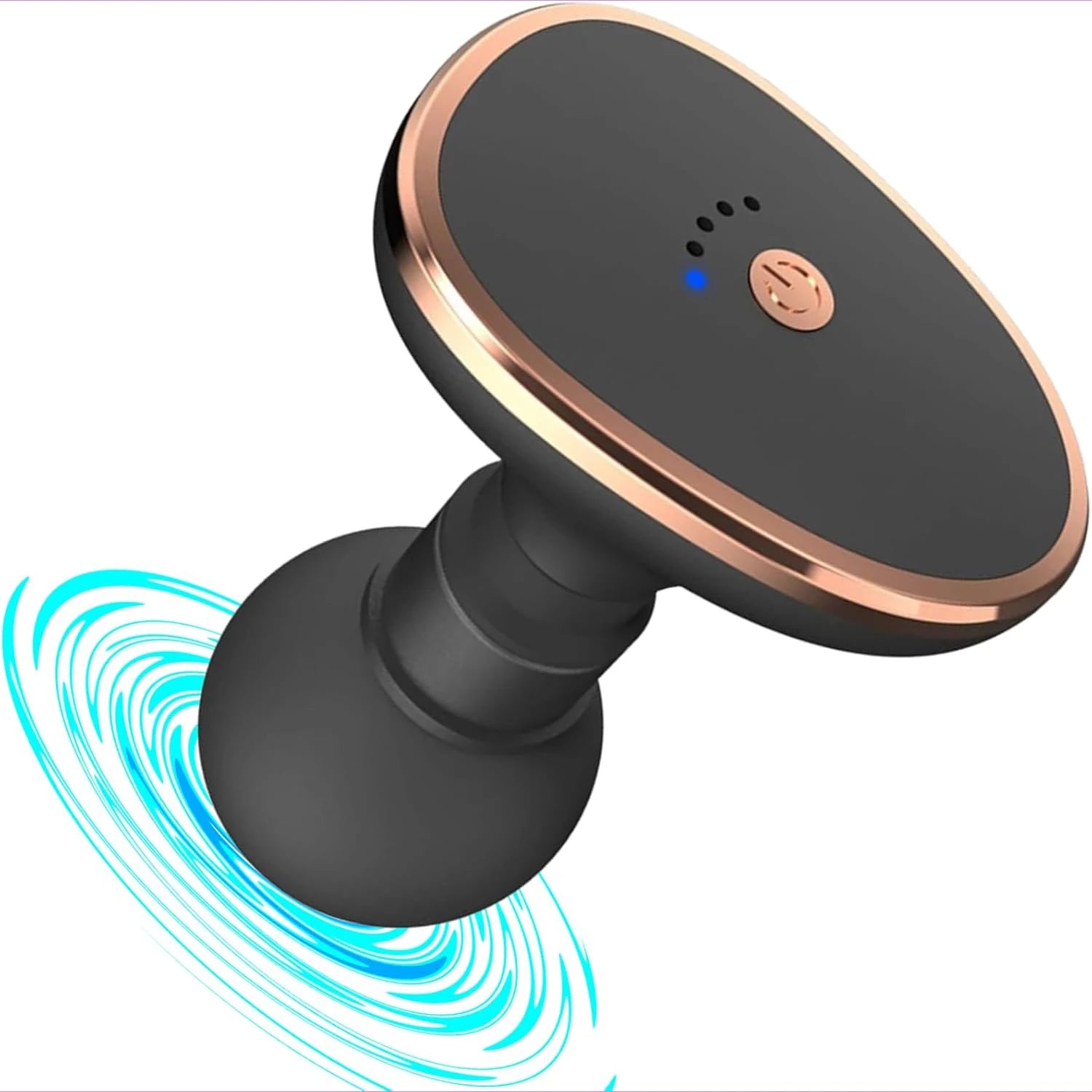 Electric mini massager, pocket fascia gun, muscle neck and waist massage tool, vibration massage, can relax the whole body
