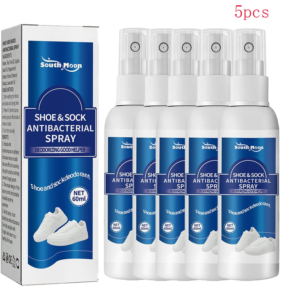 Foot Odor Spray Shoes Deodorizer Multi-purpose Odor Removal For Shoes Refreshing Foot Spray Anti-sweat Foot Care Odor Remover