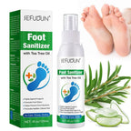 120ml Foot Deodorization Spray Removal Odor with Tea Odor Foot Foot Feet Moisturize Deodorant Spray Drying Tree Oil Sanitiz