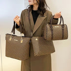 6 Pcs Women's Bag Fashion Handbag Sets Shoulder Crossbody Bag For Women Commuting Female Boston Bag Wallet