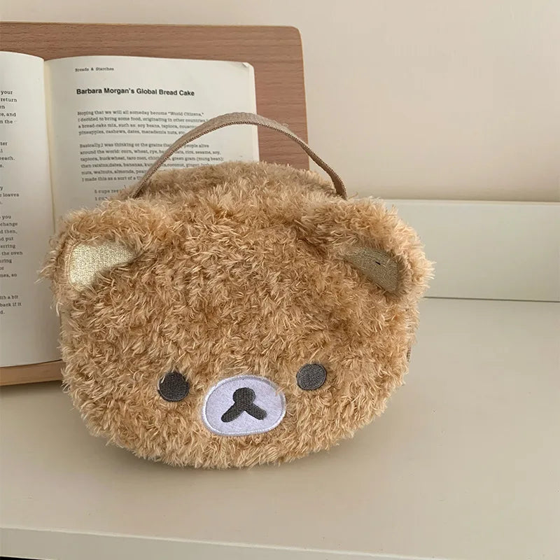 New hot  Plushes Makeup Bear Cosmetic Bag Women Jewelry Storage Pouch Girl Organizer Handbags Gift Hot Sales ﻿