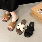 2026 New Women's Fashion Slippers Classic Summer Non-slip Causal Shoes for Ladies Outdoor Breathable Women Open-toe Flat Slipper