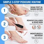 40-Piece Professional Pedicure Kit, Pedicure Tools Finger Foot Rasp Foot Dead Skin Remover for Home & Salon Care Nail Clippers ﻿