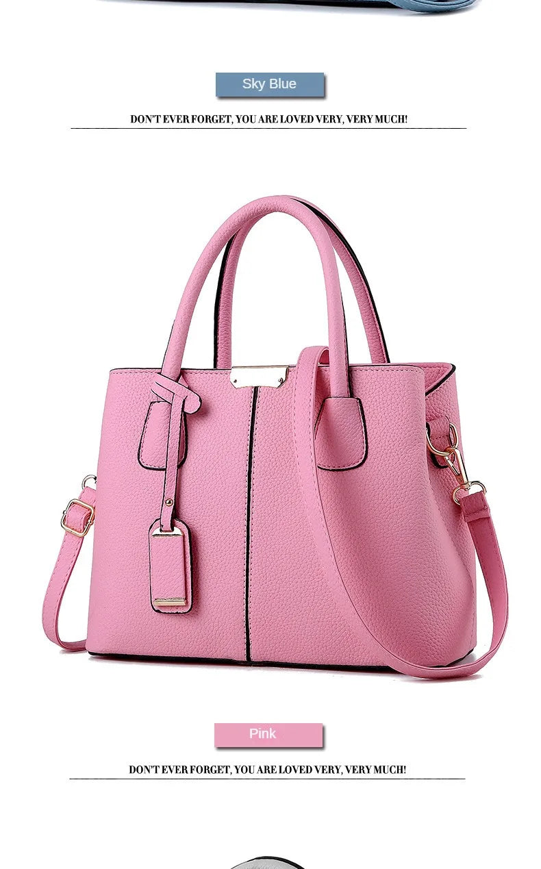 Women PU Leather Handbags Ladies Large Tote Bag Female Square Shoulder Bags Bolsas Femininas Sac New Fashion Crossbody Bags
