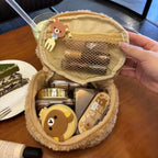 New hot  Plushes Makeup Bear Cosmetic Bag Women Jewelry Storage Pouch Girl Organizer Handbags Gift Hot Sales ﻿