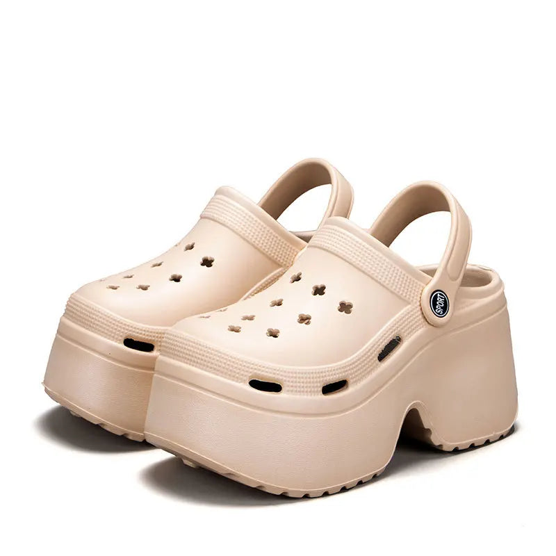 Women Slippers Diy Garden Shoes Non Slip Woman Sandals Beach Orginal Platform Slides Fashion Summer Bedroom Comfortable Solid