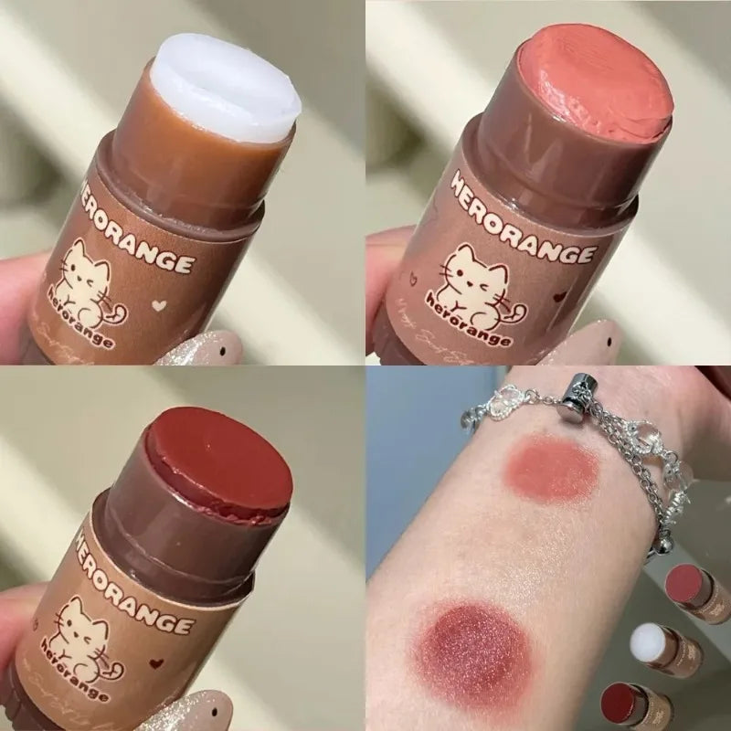 3Pcs Set Colored Tint Lip Balm Moisturizing Repair Nutrition Lip Care Reduce Lip Lines Non-Sticky Clear Lipstick Kit Cosmetics