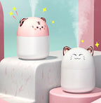 250ml New Desktop Humidifier With Colorful Atmosphere Light Cold Mist Aroma Diffuser Home Bedroom Humidifier Purifies