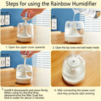 650ML Portable Humidifier Air Humidifier Essential Oil Home Bedroom Aroma Diffuser With Colorful Night Lights USB Humidifier