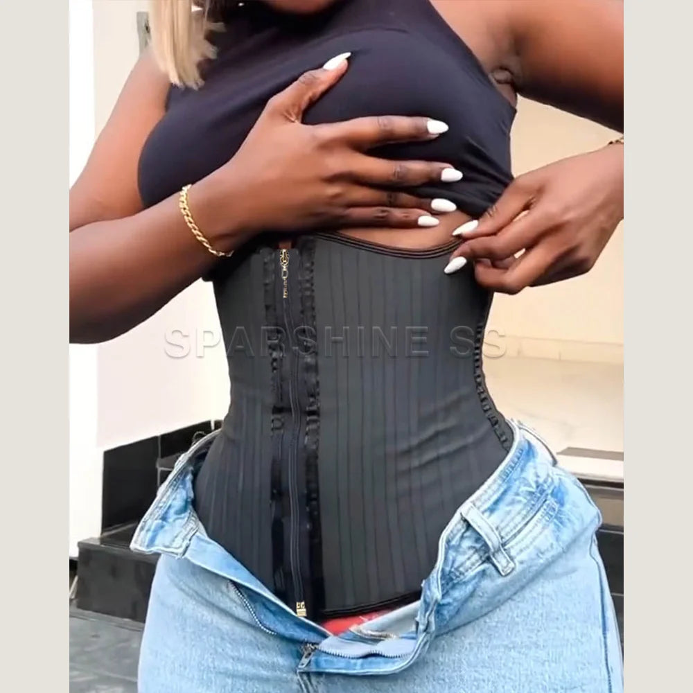 Colombianas Waist Trainer for Women High Compression Hourglass Waist Slimming Girdles Corset Body Shaper Postpartum Recovery