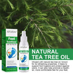 120ml Foot Deodorization Spray Removal Odor with Tea Odor Foot Foot Feet Moisturize Deodorant Spray Drying Tree Oil Sanitiz