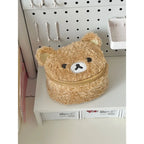New hot  Plushes Makeup Bear Cosmetic Bag Women Jewelry Storage Pouch Girl Organizer Handbags Gift Hot Sales ﻿