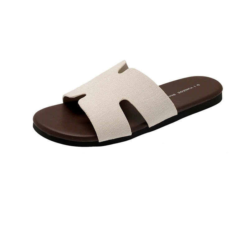 2026 New Women's Fashion Slippers Classic Summer Non-slip Causal Shoes for Ladies Outdoor Breathable Women Open-toe Flat Slipper