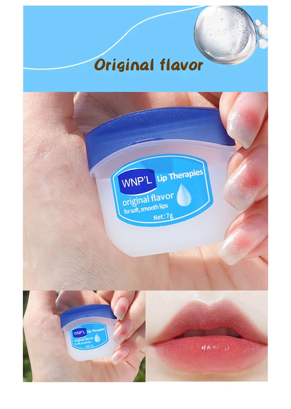 Natural Moisturizing Lip Mask Lip Balm Healing Moisturizing & Repairing Without Greasiness Winter Lip Care Kit Holiday Gift