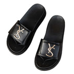 Slippers Luxury Shoes Women Platform Design Slides Fashion Letters Ladies Shoes Casual Slipper Outside Non-slip Slippers Sandals