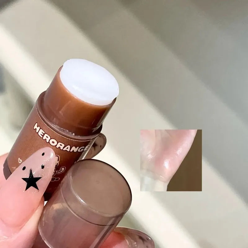 3Pcs Set Colored Tint Lip Balm Moisturizing Repair Nutrition Lip Care Reduce Lip Lines Non-Sticky Clear Lipstick Kit Cosmetics