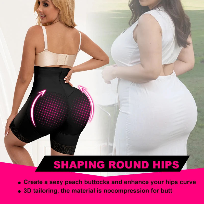 Women Waist Trainer Colombiana Fajas Shapewear Women Waist Traine Butt Lifter Slim BBL Shorts Tummy Control Bandage Panties