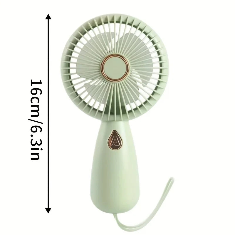Hand Holding Fan Small USB Mini Handheld Small Fan Portable Portable Silent Office Desk Student On Dormitory Charging Outdoor