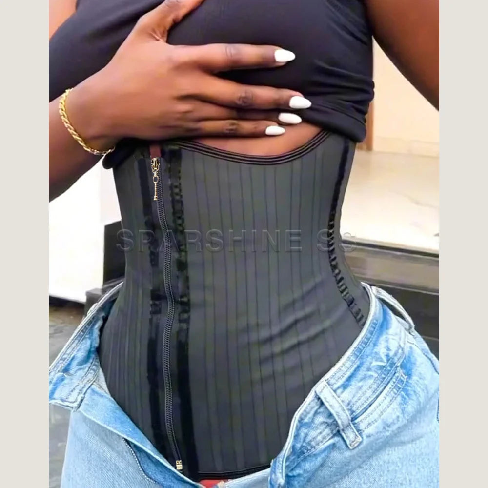 Colombianas Waist Trainer for Women High Compression Hourglass Waist Slimming Girdles Corset Body Shaper Postpartum Recovery