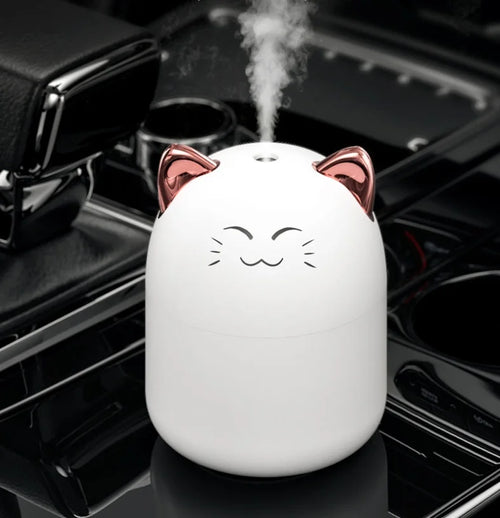 250ml New Desktop Humidifier With Colorful Atmosphere Light Cold Mist Aroma Diffuser Home Bedroom Humidifier Purifies