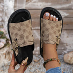 Women Slippers Trend New Summer Anti-slip Beach Shoes Platform Flat Sandals Slip on Outdoor Comfortable Slippers Slides Women