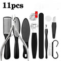 8/9/10/11pcs Pedicure Kit  Professional Pedicure Tools Foot Rasp Peel Callus Dead Skin Remover Feet Care Pedicure cuticle nipper