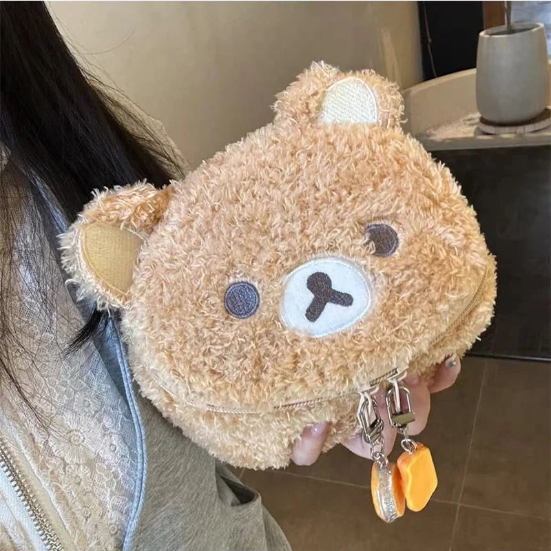 New hot  Plushes Makeup Bear Cosmetic Bag Women Jewelry Storage Pouch Girl Organizer Handbags Gift Hot Sales ﻿