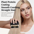Mini Hair Straightener,Rechargeable Wireless Portable Hair Straightener Brush Anti Scald Shell Lightweigh for Travel Gift