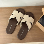 2026 New Women's Fashion Slippers Classic Summer Non-slip Causal Shoes for Ladies Outdoor Breathable Women Open-toe Flat Slipper