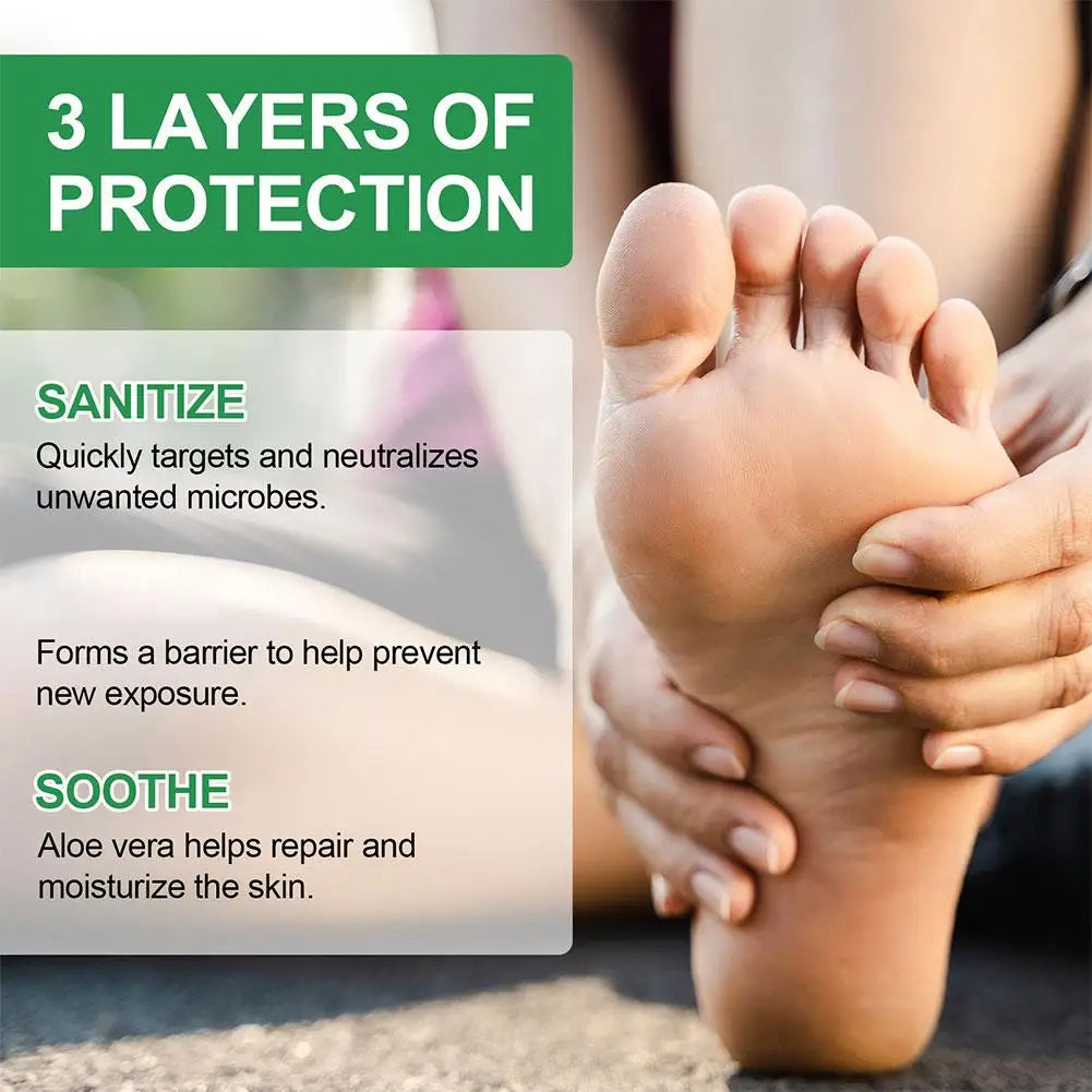 120ml Foot Deodorization Spray Removal Odor with Tea Odor Foot Foot Feet Moisturize Deodorant Spray Drying Tree Oil Sanitiz