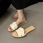 New Summer Designer Women'S Solid Color Fashion Slippers Zapatos De Mujer Women'S Shoes Slippers Women Slippers Women Shoes