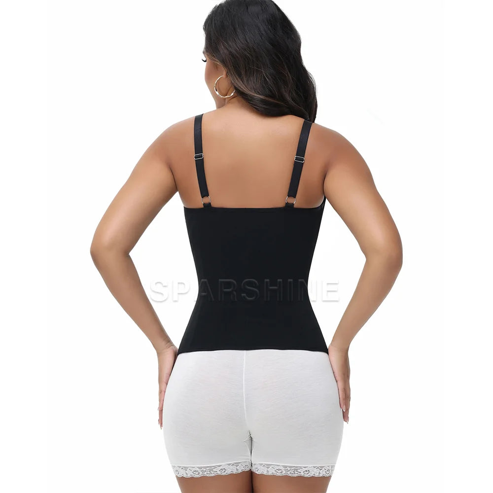 Waist Trainer for Women Tummy Control Bodysuit Colombian Fajas Girdle Corset for Instant Slimming Body Shaper for Back Support