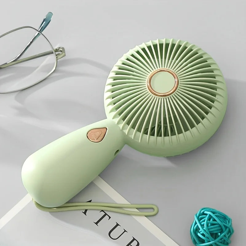 Hand Holding Fan Small USB Mini Handheld Small Fan Portable Portable Silent Office Desk Student On Dormitory Charging Outdoor