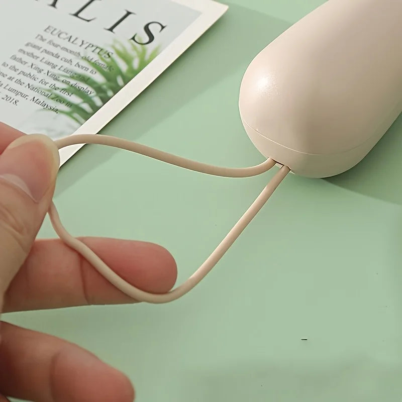 Hand Holding Fan Small USB Mini Handheld Small Fan Portable Portable Silent Office Desk Student On Dormitory Charging Outdoor