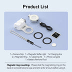 TELESIN Phone Camera Shoot Hand Grip Magnetic Smart Phone Holder Shooting Aid Remote Control Handle For Iphone Android Phone