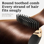 Mini Hair Straightener,Rechargeable Wireless Portable Hair Straightener Brush Anti Scald Shell Lightweigh for Travel Gift