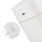 600ml Air Humidifier Essential Oil Aromatherapy Cool Mist Maker Double Spray 7 Color Lights Rechargeable Purifier Home Office