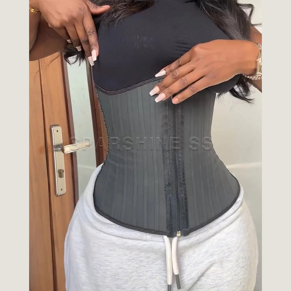 Colombianas Waist Trainer for Women High Compression Hourglass Waist Slimming Girdles Corset Body Shaper Postpartum Recovery