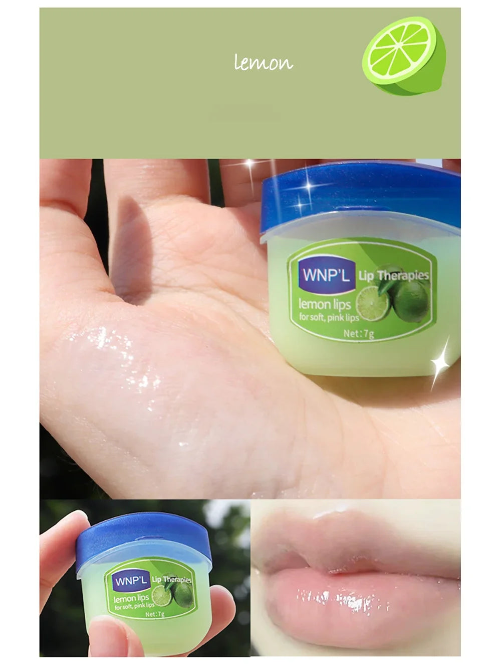 Natural Moisturizing Lip Mask Lip Balm Healing Moisturizing & Repairing Without Greasiness Winter Lip Care Kit Holiday Gift