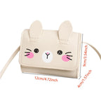 Children's Mini Handbags Hot Sale Princess Baby Girls PU Leather Small Shoulder Crossbody Bags Cute Kids Coin Purse Wallet