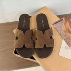 2026 New Women's Fashion Slippers Classic Summer Non-slip Causal Shoes for Ladies Outdoor Breathable Women Open-toe Flat Slipper