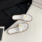 Women's Slippers2026New summer women's shoes for outdoor wear, soft-soled fashionable flat slippers for women