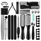 40-Piece Professional Pedicure Kit, Pedicure Tools Finger Foot Rasp Foot Dead Skin Remover for Home & Salon Care Nail Clippers ﻿