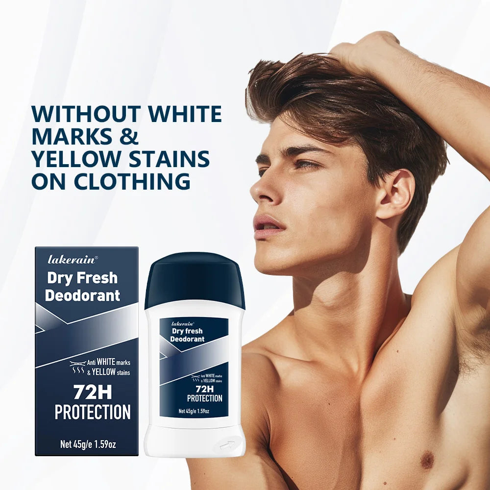 Men UltraClear Deodorant 72-Hour Sweat & Odor Protection Antiperspirant For Men Long Lasting Fresh Perfume Stick